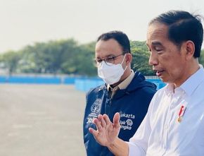 Terlihat Mesra di Sirkuit Formula E, Pengamat: Sinyal Jokowi Dukung Anies Maju di 2024
