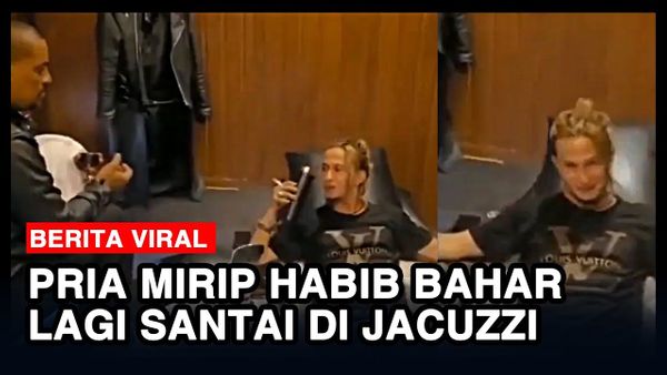 Viral! Video Habib Bahar Smith Bersantai di Jacuzzi Sambil Merokok, Husin Alwi: “Kayak Firaun”