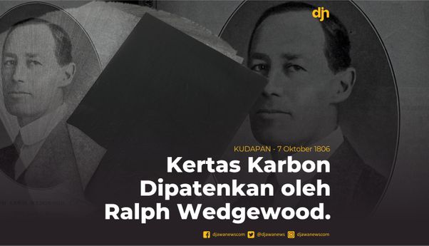 Kertas Karbon Dipatenkan oleh Ralph Wedgewood
