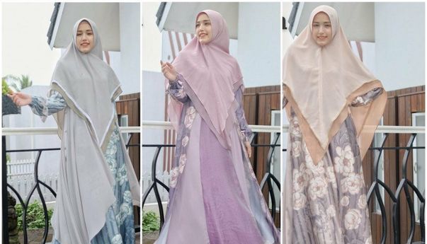 Bercorak Bunga, Busana Muslim Ini yang Cocok untuk Anda