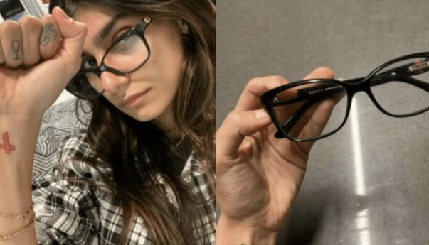 Sering Digunakan dalam Film Panas, Kacamata Mia Khalifa Dilelang untuk Korban Korban Ledakan di Beirut