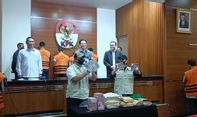 KPK Geledah Kantor Kemenhub dan Rumah Tersangka, Barbuk Uang Rp5,6 miliar diamankan