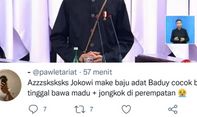 Warganet ini Akhirnya Ngaku Salah Usai Sindir 'Bawa Madu+Jongkok di Perempatan' ke Jokowi yang Pakai Baju Baduy