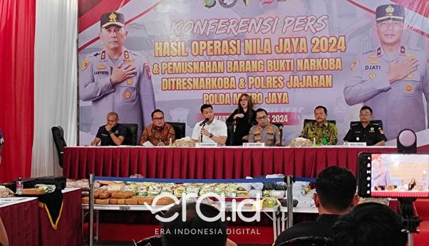 Polda Metro Tangkap 480 Tersangka Kasus Narkoba dalam Operasi Nila Jaya 2024