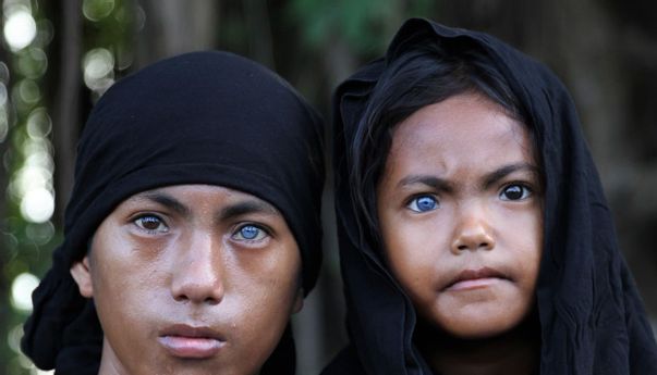 Tak Hanya Dikenal Pandai Melaut, Keindahan Mata Biru Suku Buton Juga Mencuri Perhatian