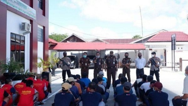 Eksekusi 23 Terpidana Pencuri Ikan Natuna Kepolisian Tetap Terapkan Protokol Kesehatan