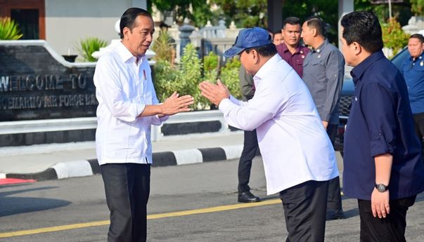 Tepis Isu Prabowo Cekik Wamen Saat Rapat, Jokowi: Masa Nyekek?