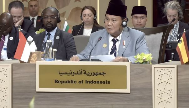 Bicara di KTT Yordania, Prabowo Sampai 4 Poin Bantuan Indonesia untuk Upaya Gencatan Senjata di Gaza
