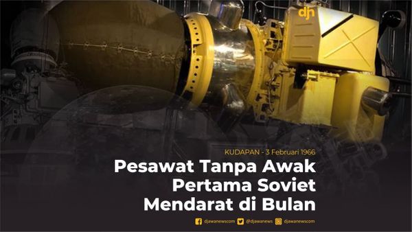 Pesawat Tanpa Awak Pertama Soviet Mendarat di Bulan