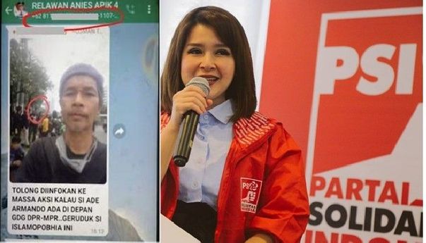 Dituduh Jadi Sarang Eks FPI dan HTI, Relawan Anies Serang Balik Grace Natalie: Sangat Berbahaya Buat Bangsa