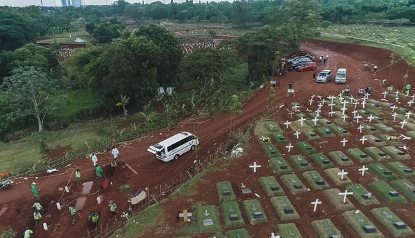 Ngerinya Angka Kematian di Depok, Liang Lahat yang Digali Langsung Terisi