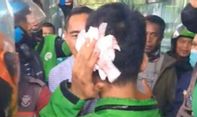 Rekannya Dianiaya Satpam, Sopir Ojol Ramai-ramai Geruduk Gedung Multivision di Kuningan Jaksel