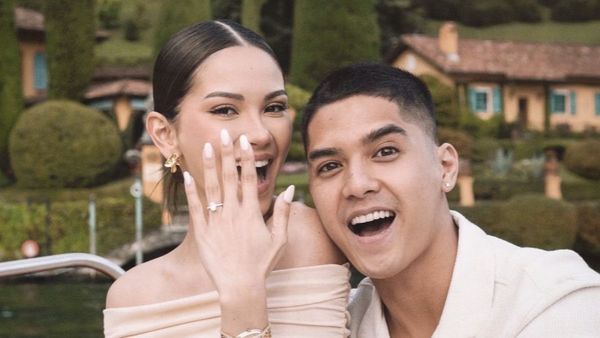 Al Ghazali Bagikan Momen Romantis Lamar Alyssa Daguise di Danau Como Italia