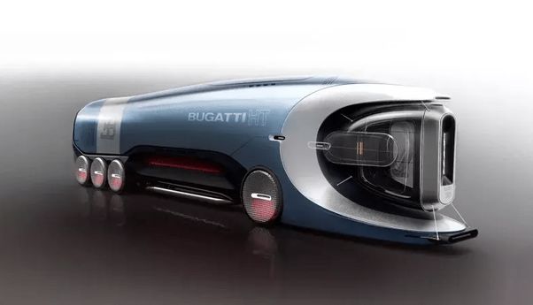 Begini Penampakan Hypertruck Bugatti di Masa Depan