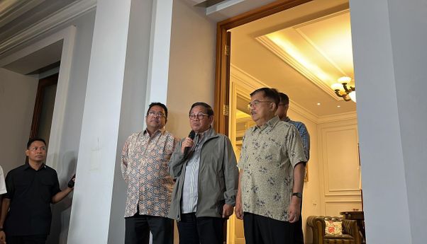 Ditemui di Kediamannya, Ini Pesan JK ke Pramono Anung-Rano Karno