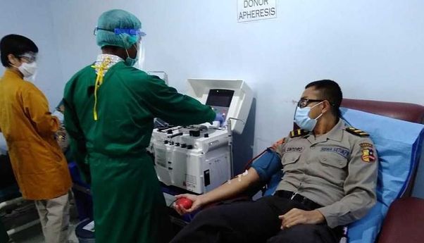 Berita Jogja: Sembuh dari Covid-19, Empat Anggota Polda DIY Donorkan Plasma Darah