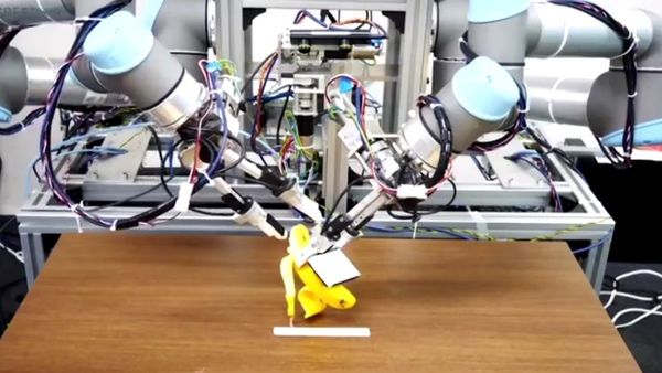 Hanya Butuh 3 Menit! Peneliti Jepang Berhasil Buat Robot Kupas Pisang