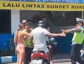 Bule Inggris di Bali yang Viral Lawan Polisi Saat Ditegur Akhirnya Ditangkap Polisi
