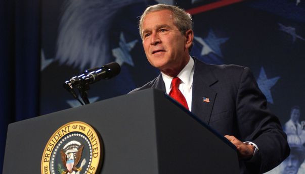 George Bush 'Keseleo Lidah' Saat Pidato Kritik Rusia, Ganti Kata Ukraina Jadi Irak