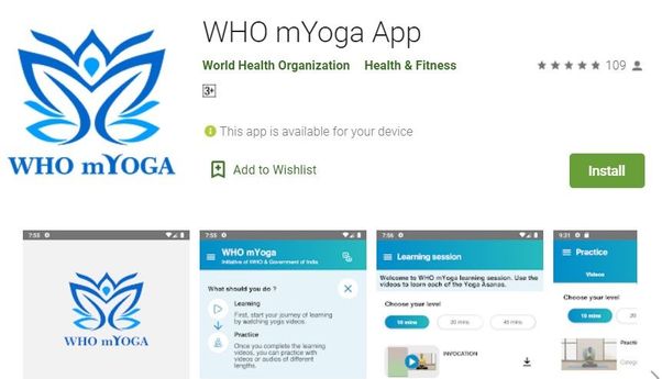 Cukup dengan Smartphone, Aplikasi Terbaru WHO mYoga Bisa Jadi Pemandu Kebugaran Anda