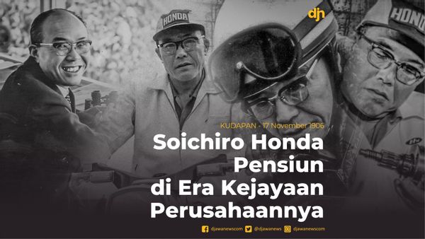 Soichiro Honda Pensiun di Era Kejayaan Perusahaannya