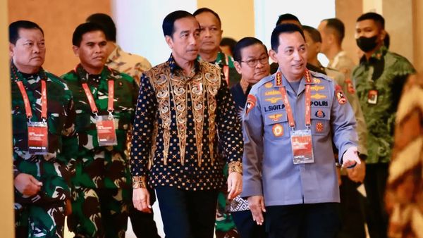 Jokowi Singgung Kasus Tambang Ilegal di Rapat Pimpinan TNI-Polri