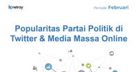 Popularitas Partai Politik di Media Massa Online dan Twitter Periode Februari 2023