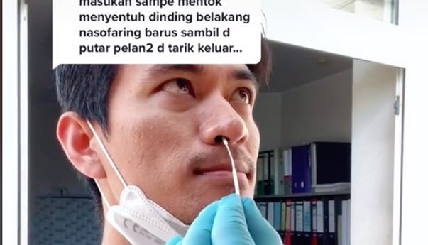 Ramai di TikTok Tentang Cara Antigen di Jerman Nyolok Hidung Enggak Dalam