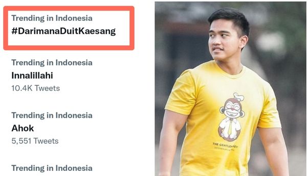 Tagar #DarimanaDuitKaesang Trending di Twitter: Tidak Mungkin Hasil Jualan Pisang, Kemungkinan Besar Gratifikasi!