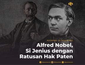 Alfred Nobel, Si Jenius dengan Ratusan Hak Paten