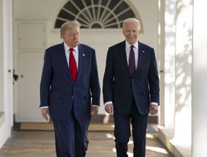 Disambut Hangat Joe Biden di Gedung Putih, Donald Trump: Saya Sangat Menghargai Itu