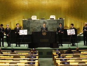 BTS Diutus Presiden Korea Selatan Pidato di Markas PBB, Mengira Dunia Telah Berhenti