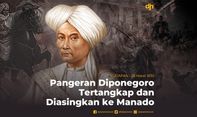 Pangeran Diponegoro Tertangkap dan Diasingkan ke Manado