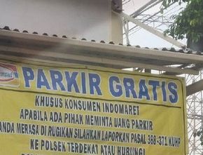 Lagi Soal Spanduk Parkir Gratis Indomaret Bekasi, Polisi: Belum Ada Koordinasi