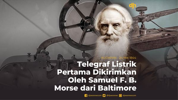 Telegraf Listrik Pertama Dikirimkan Oleh Samuel F.B. Morse dari Baltimore