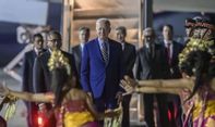 Momen Presiden AS Joe Biden Tiba di Bali untuk Hadiri KTT G20, Disambut Puluhan Penari Tradisional