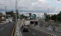 Peringatan! Sisi Utara Underpass Kentungan Sleman Tak Bisa Dilalui Kendaraan untuk Sementara