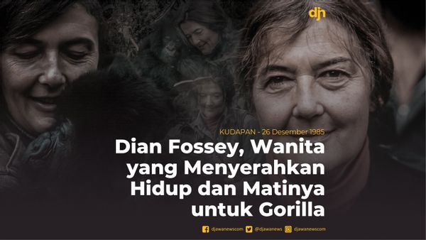 Dian Fossey, Wanita yang Menyerahkan Hidup dan Matinya untuk Gorilla