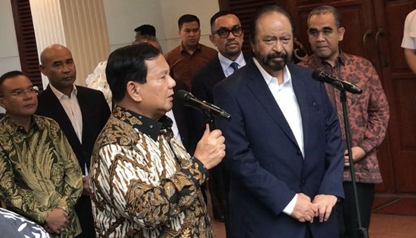 Prabowo Terima Dukungan NasDem: Kita Bekerja Sama untuk Kepentingan Rakyat