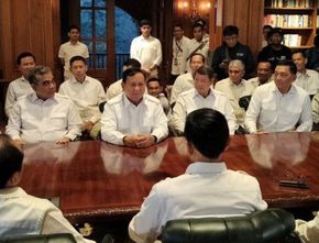 Temui Prabowo di Hambalang, Wiranto Beri Sinyal Bakal Gabung ke Gerindra