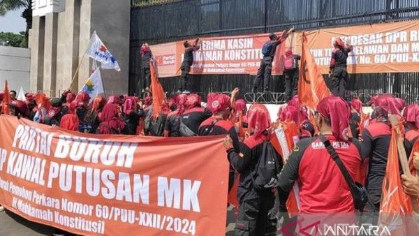 Partai Buruh Tunda Aksi Lanjutan Tolak RUU Pilkada di Depan KPU dan DPR Hari Ini