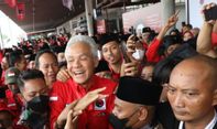 Tiba di Lokasi HUT ke-50 PDIP, Ganjar Pranowo Disambut Teriakan 'Ganjar Presiden'