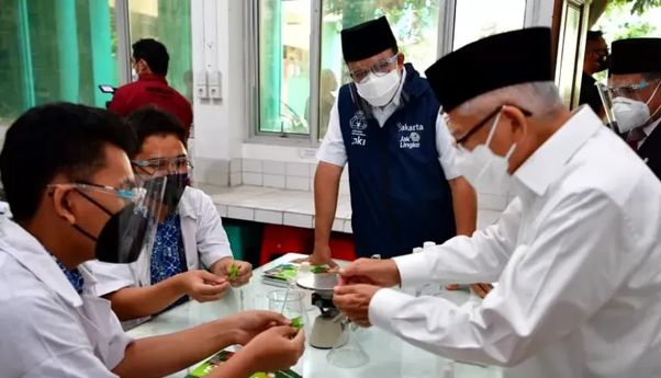 Ratusan Sekolah di DKI Sudah Gelar Pembelajaran Tatap Muka, Wapres Ma'ruf Datangi Ponpes Darunnajah