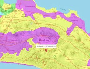 Badan Geologi Paparkan Sebab Terjadinya Gempa M 5.0 di Kabupaten Bandung