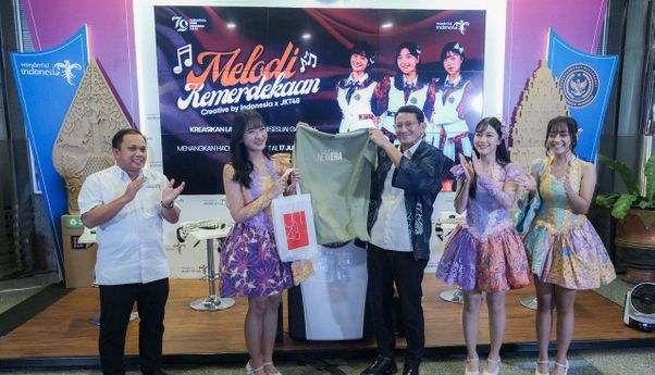 Kemenparekraf Kolaborasi dengan JKT48 Sukseskan Kompetisi Melodi Kemerdekaan 2024