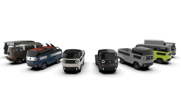 eBussy, Mobil Listrik Buatan Jerman yang Multifungsi. Bentuknya Mirip Tayo!