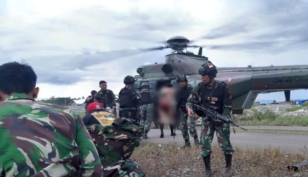 Baku Tembak TNI VS KKB Papua, 1 Prajurit Satgas Tengkorak TNI Tewas