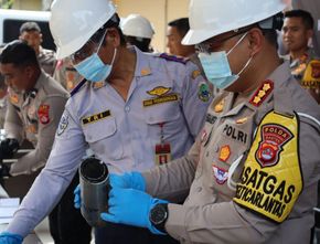 Polda Banten Musnahkan 1.023 Knalpot Brong Hasil Razia 3 Minggu di Berbagai Wilayah