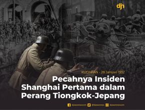 Pecahnya Insiden Shanghai Pertama dalam Perang Tiongkok-Jepang