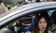 Hebohnya Perempuan yang Tak Pakai Masker Ngamuk Sampai Banting HP di Cilegon